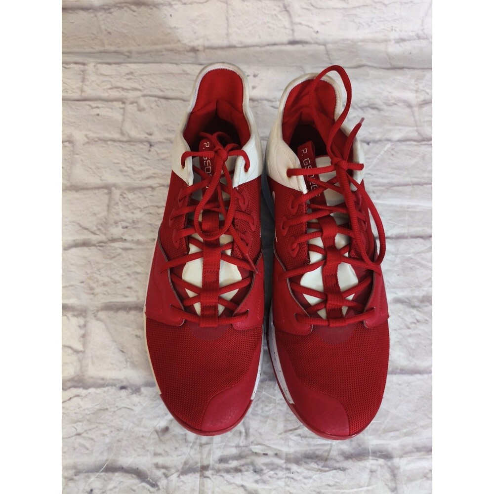Nike Air PG 3 TB Paul George Mens Size 13.5 University Red CN9513-600 Basketball - Picture 3 of 9